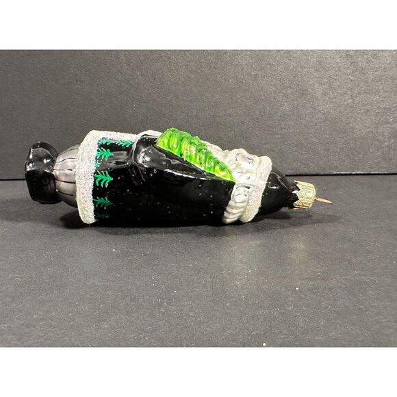 Christopher Radko Santa Claus Ornament Elfin Evening Black Coat with Tree‎ - Picture 14 of 16